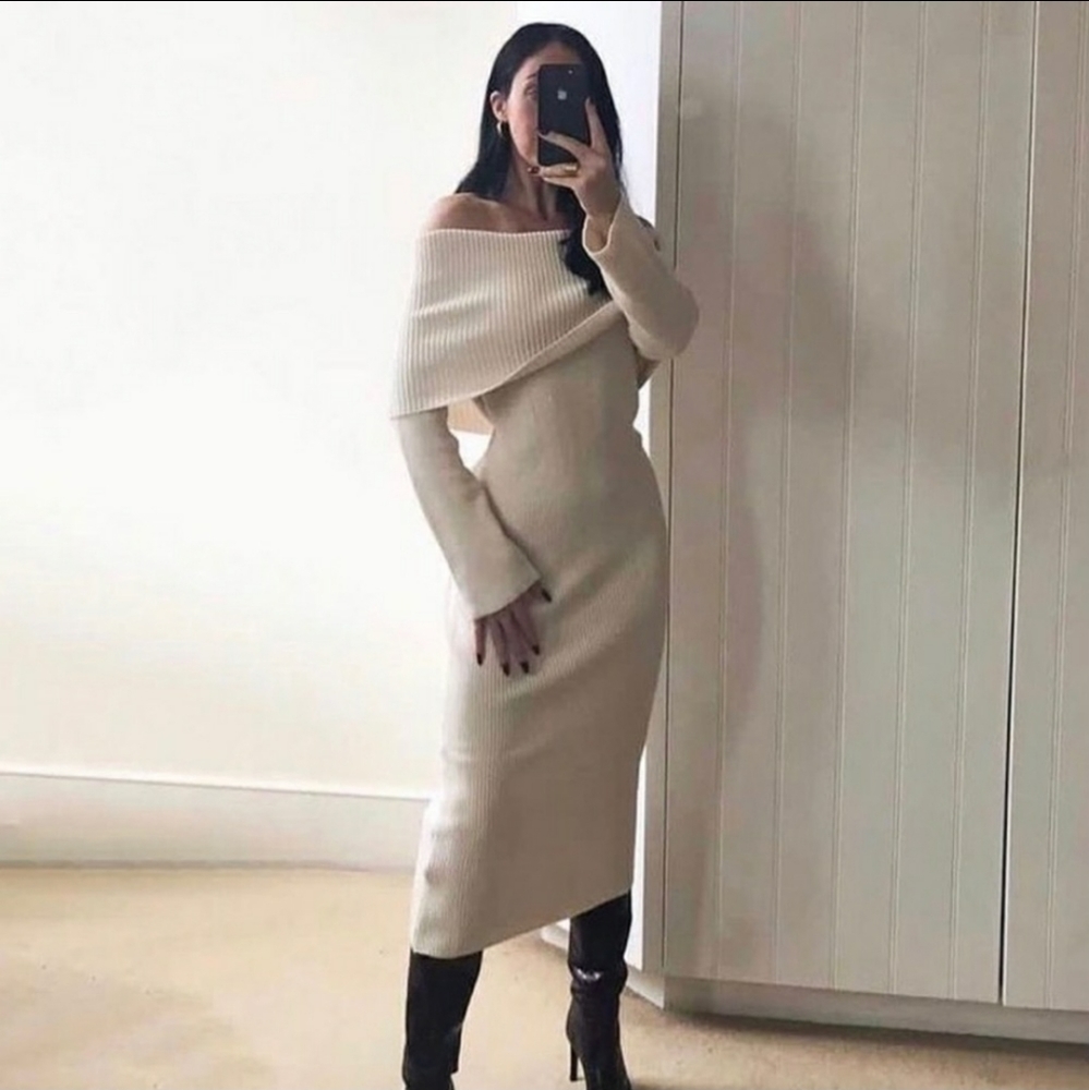 Zara long knit dress - Picture 9 of 16